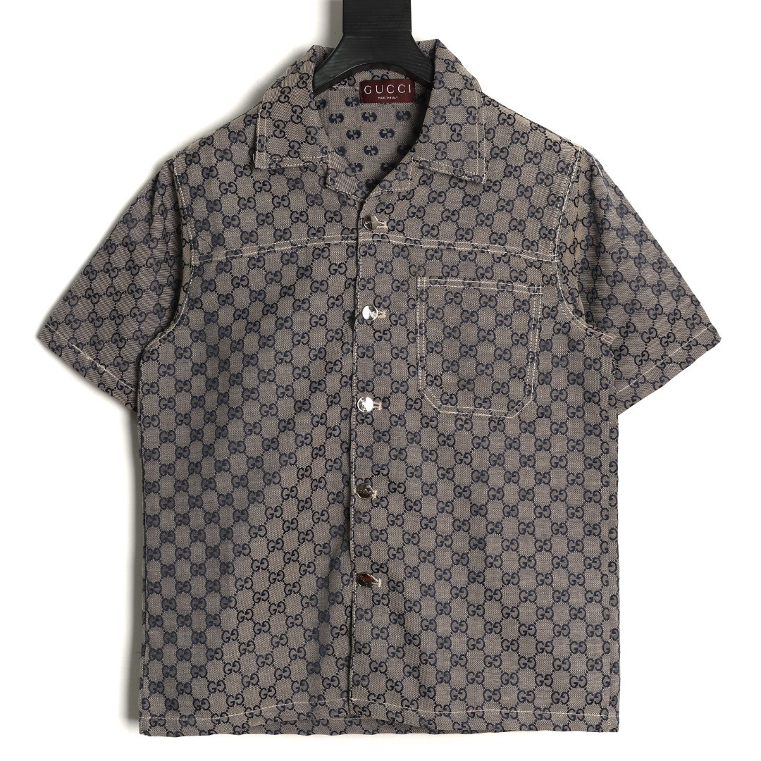 G*u*i 26ss short-sleeved shirts suit