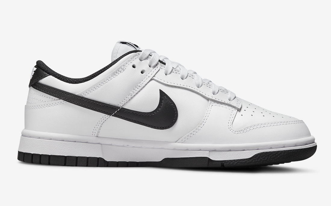 nike dunk low surF**es in clean white and black