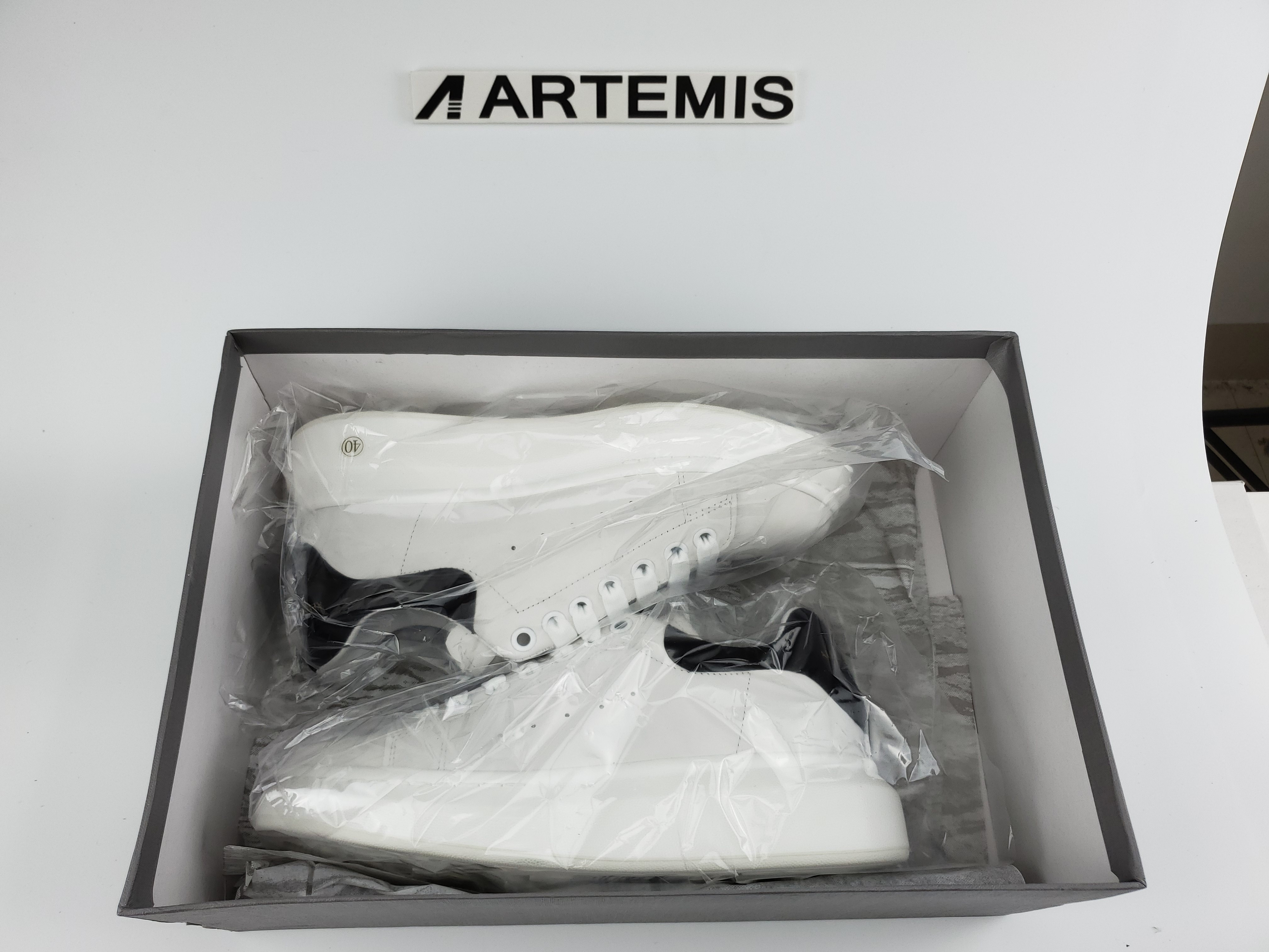 ale*d*r M*Q*en runway platform trainers white