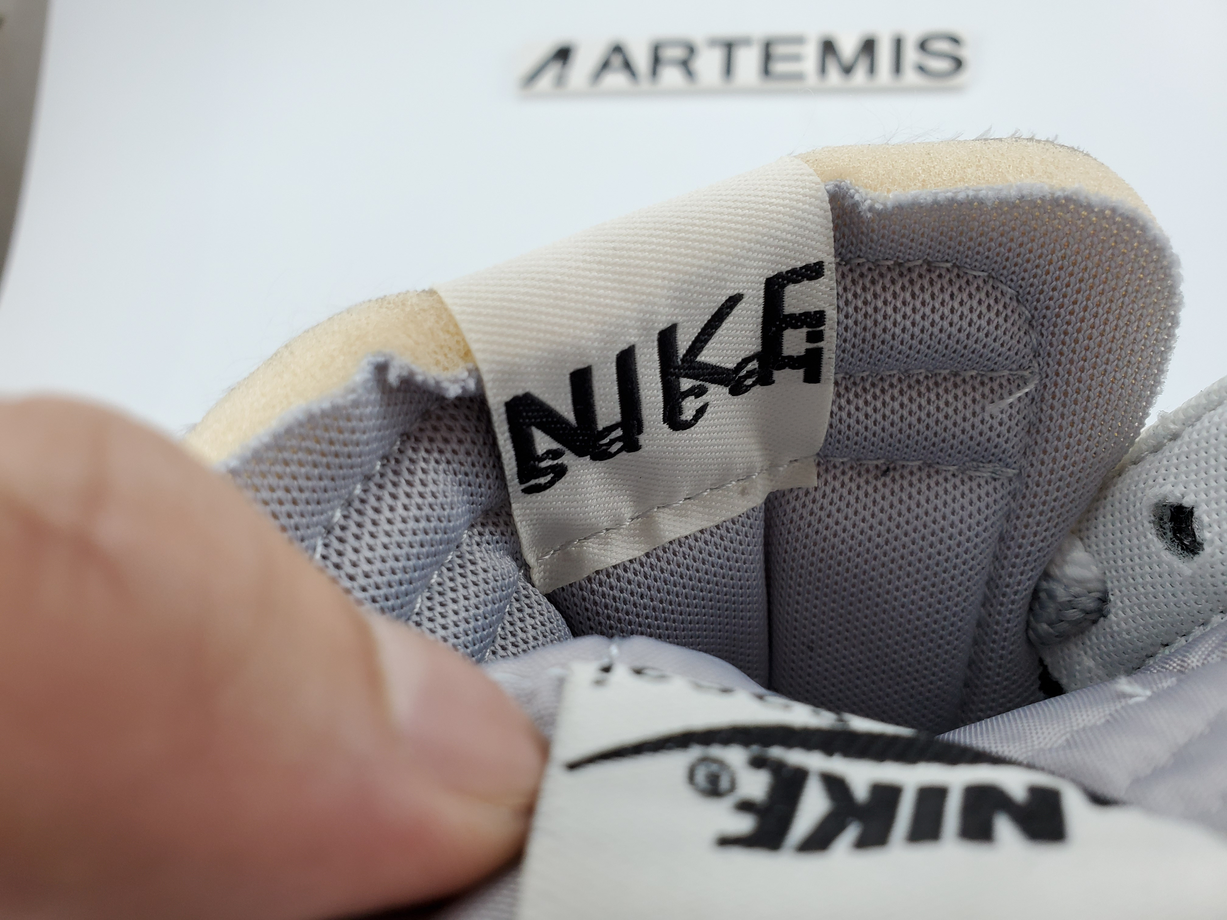 Nike Blazer High Sacai Black Grey