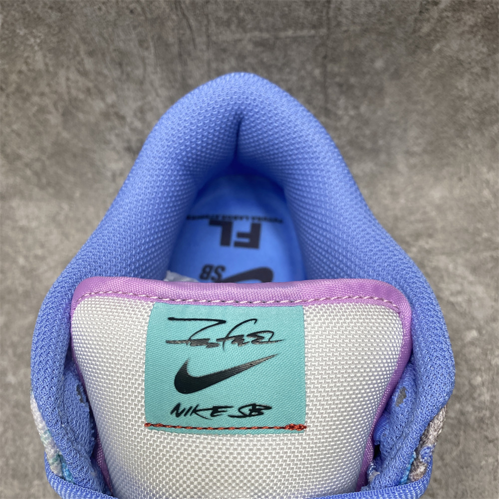 UA Nike SB Dunk Low Futura Laboratories Bleached Aqua