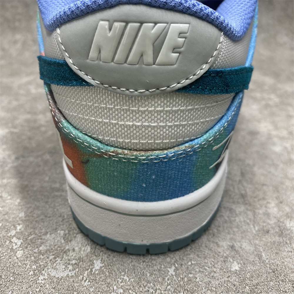 UA Nike SB Dunk Low Futura Laboratories Bleached Aqua