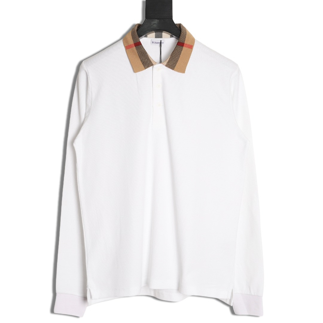 B**rry long-sleeved polo shirt