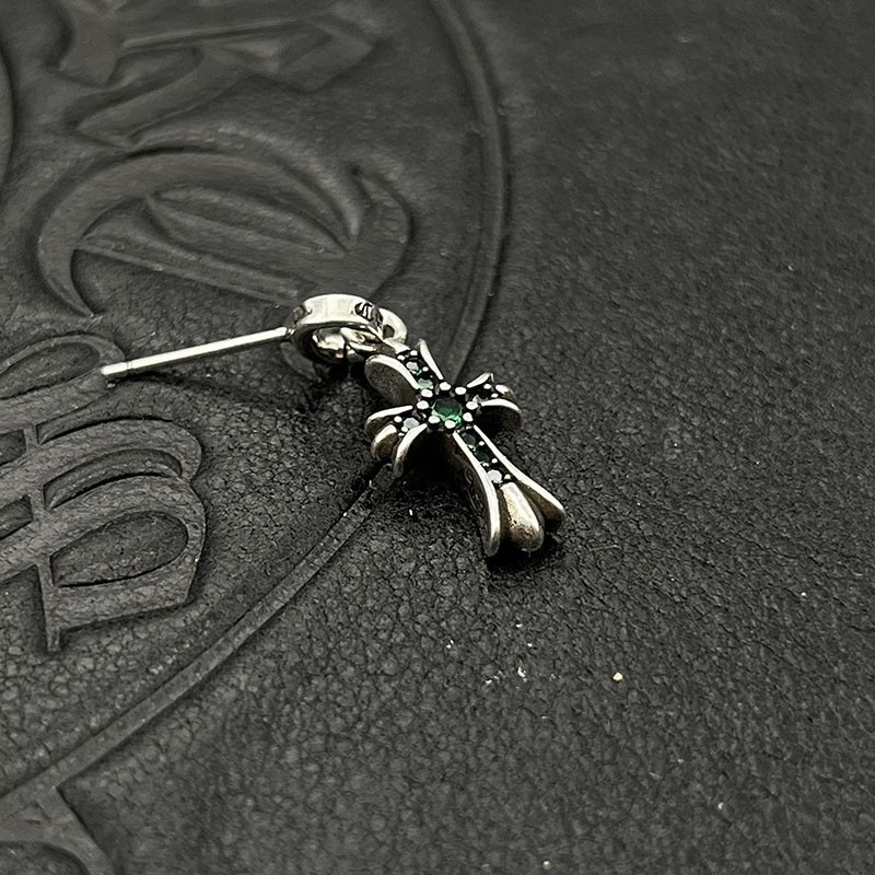 Ch**me He**ts cross earrings
