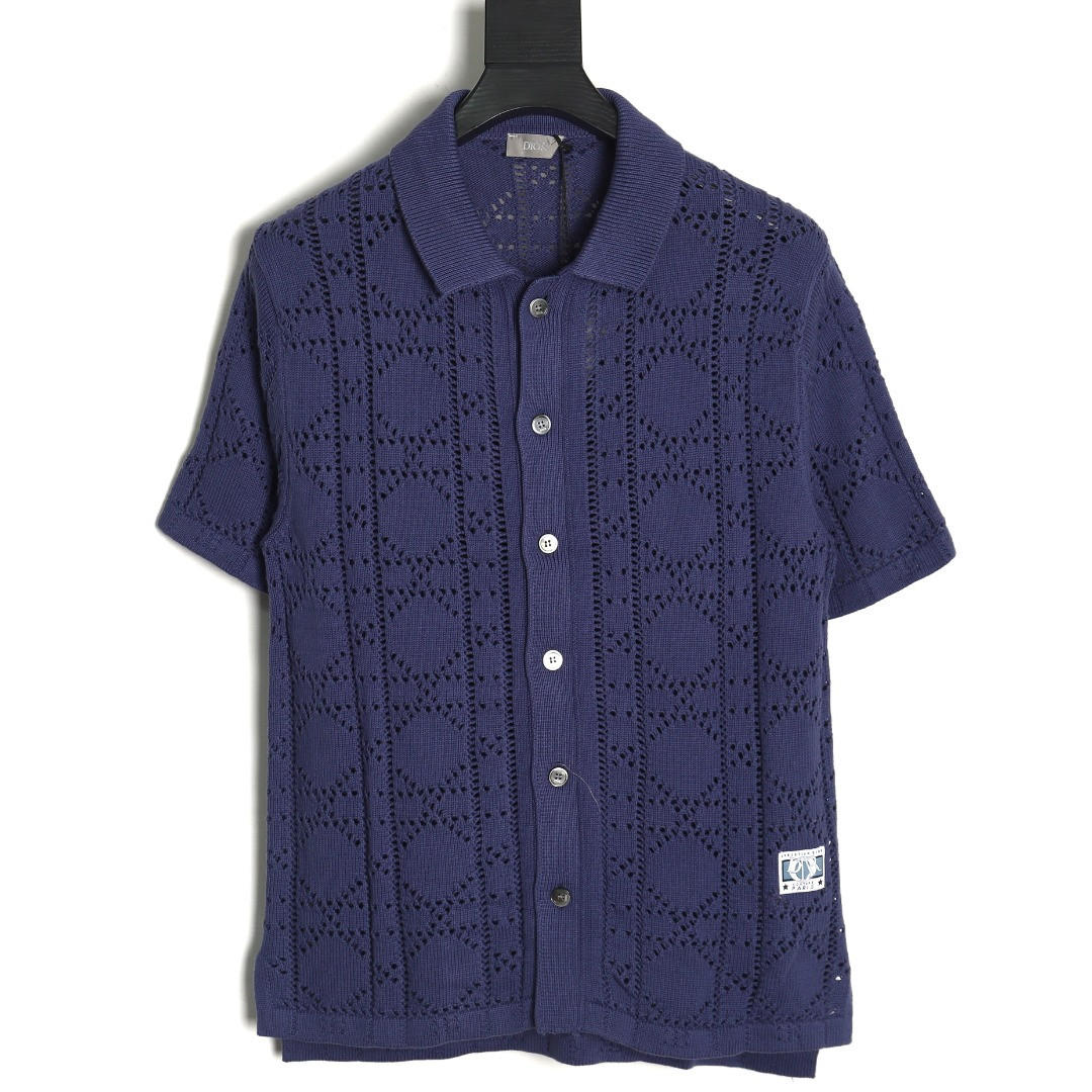 D*0r 24ss knitting Short-sleeved