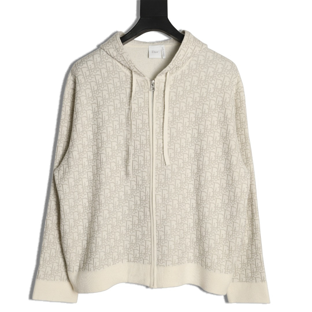 D*or oblique knitting cardigan