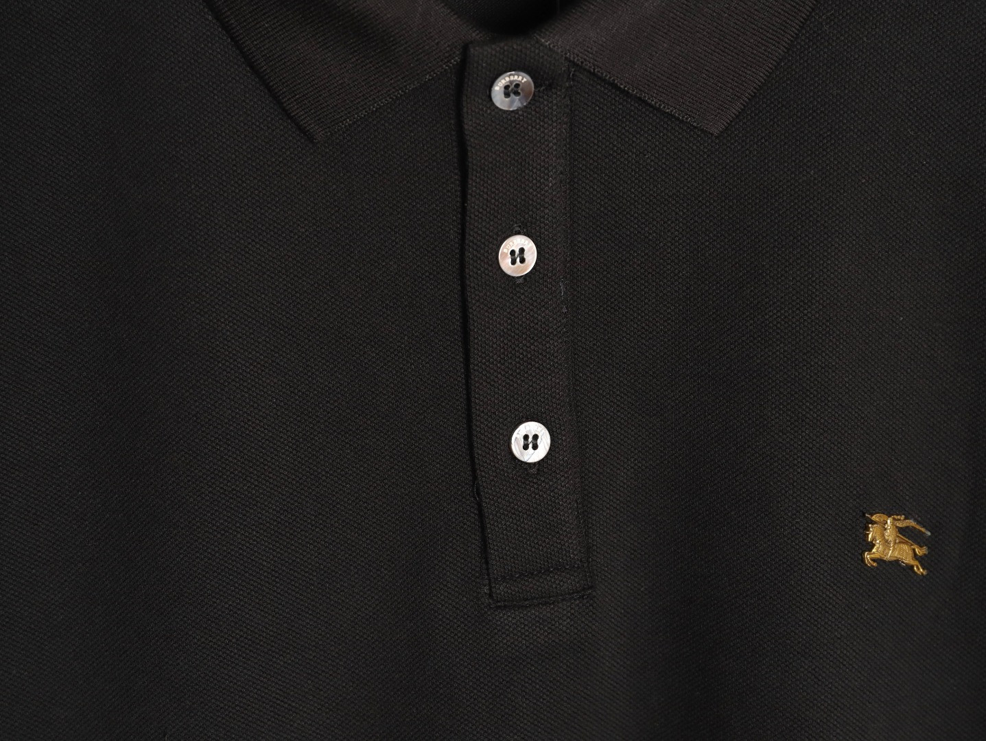 B**rry short-sleeved polo shirt black