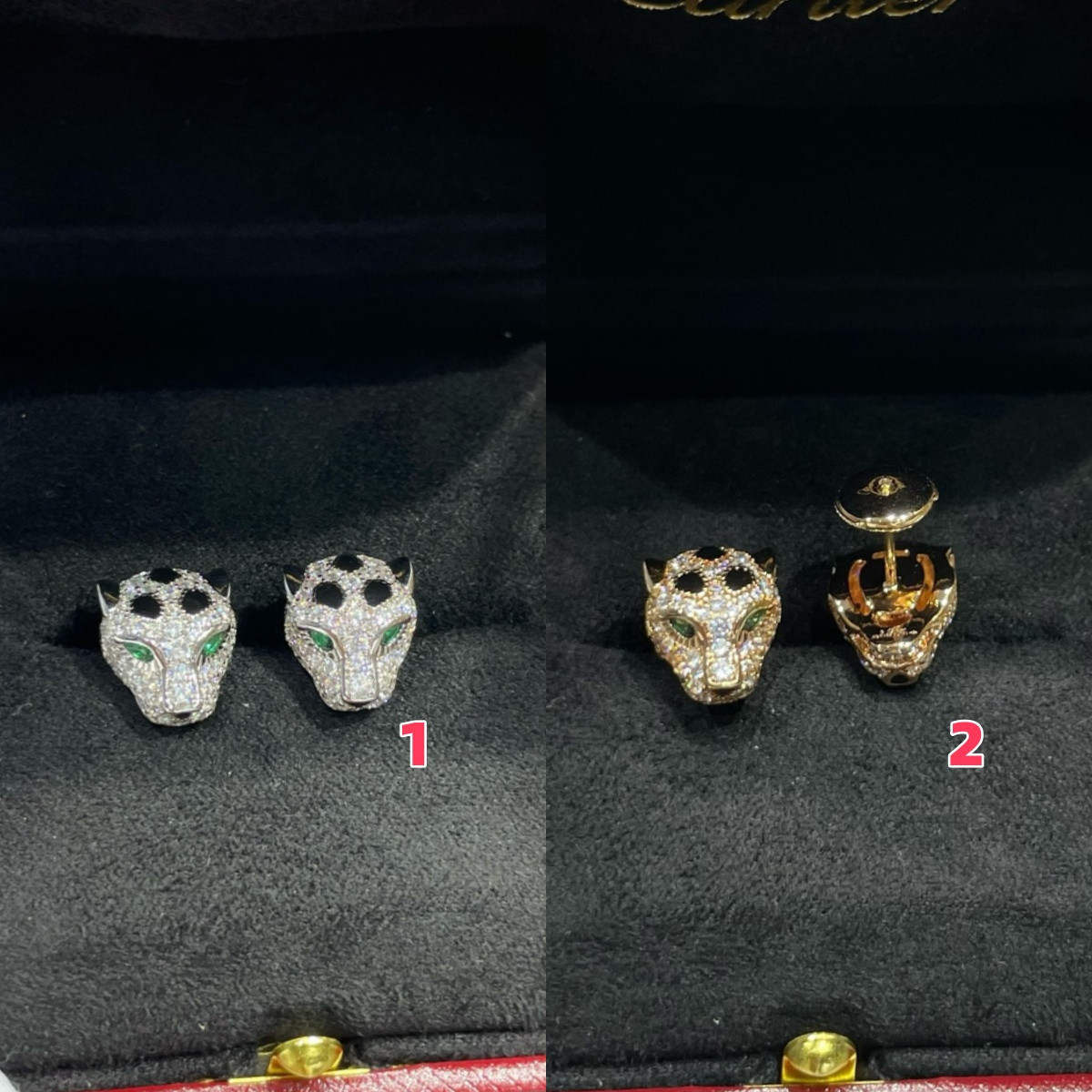 Ca*t*er earrings