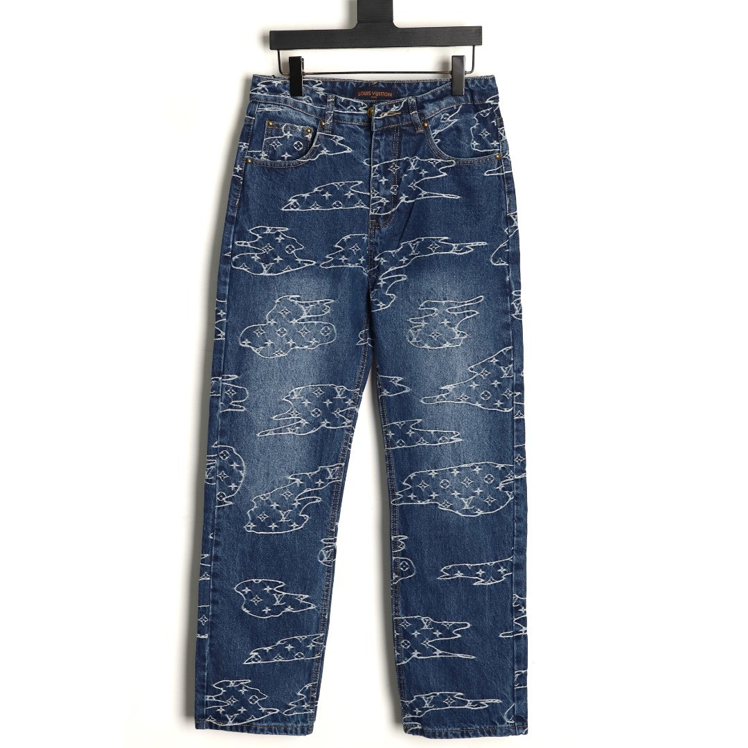 L0*is V*t0n LV Pharrell Nigo Tyler Jeans Suit