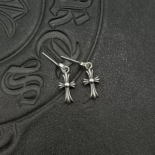Ch**me He**ts cross earrings