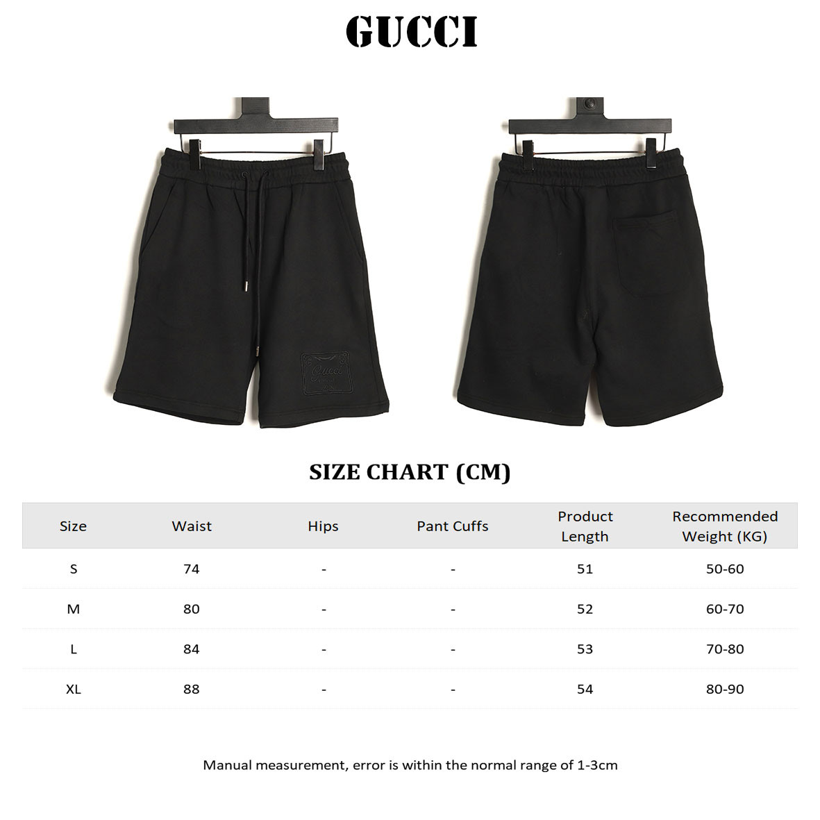 G*u*i shorts black