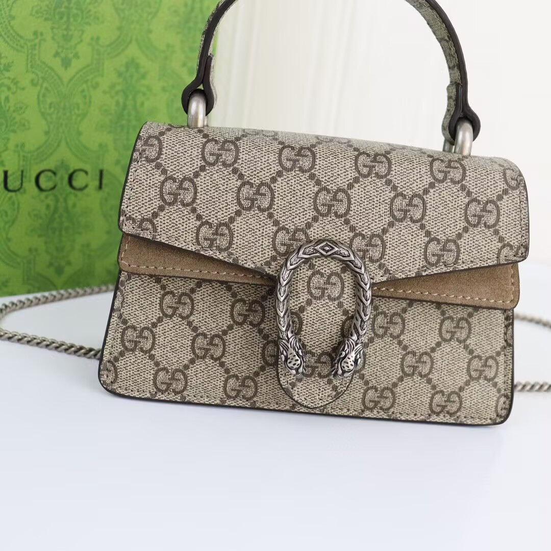 G*u*i Dionysus Mini Top Handle Bag 18×11.5×7 cm