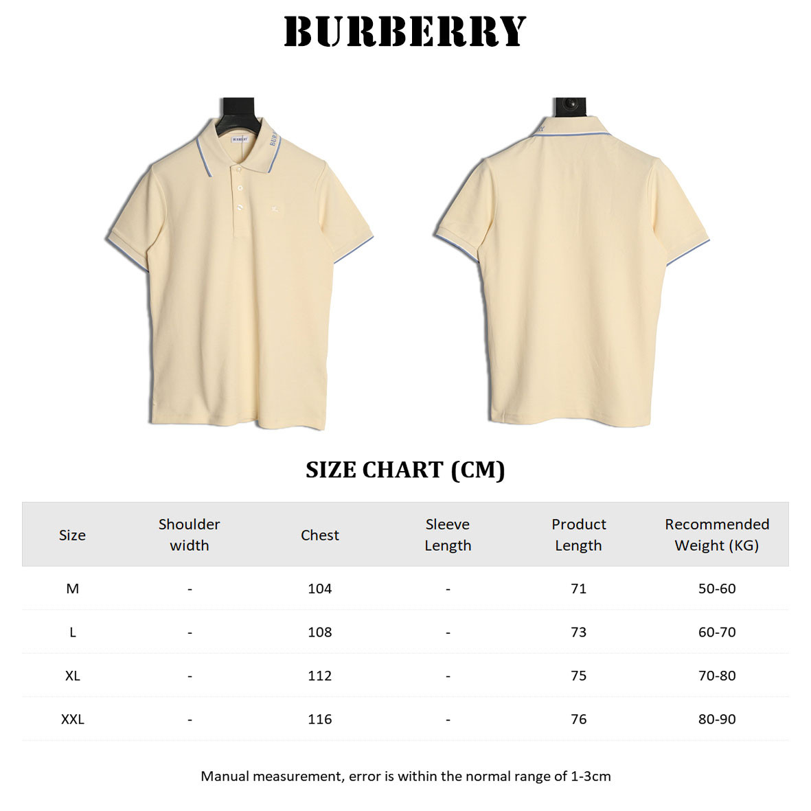 B**rry 26ss short-sleeved polo shirt