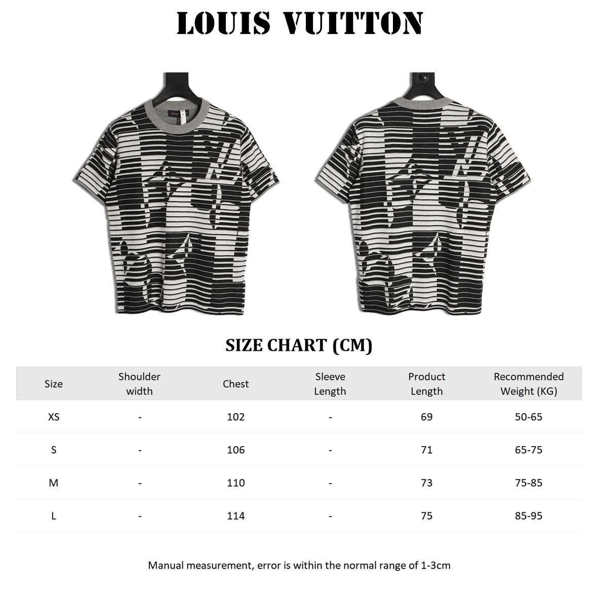 l0*is V*t0n knitting short-sleeved t-shirt