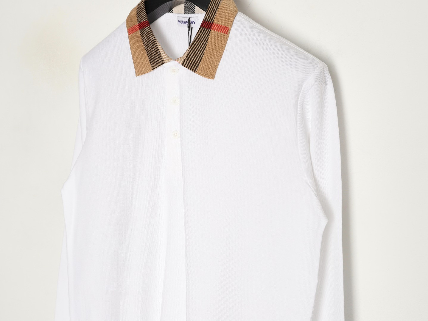 B**rry long-sleeved polo shirt