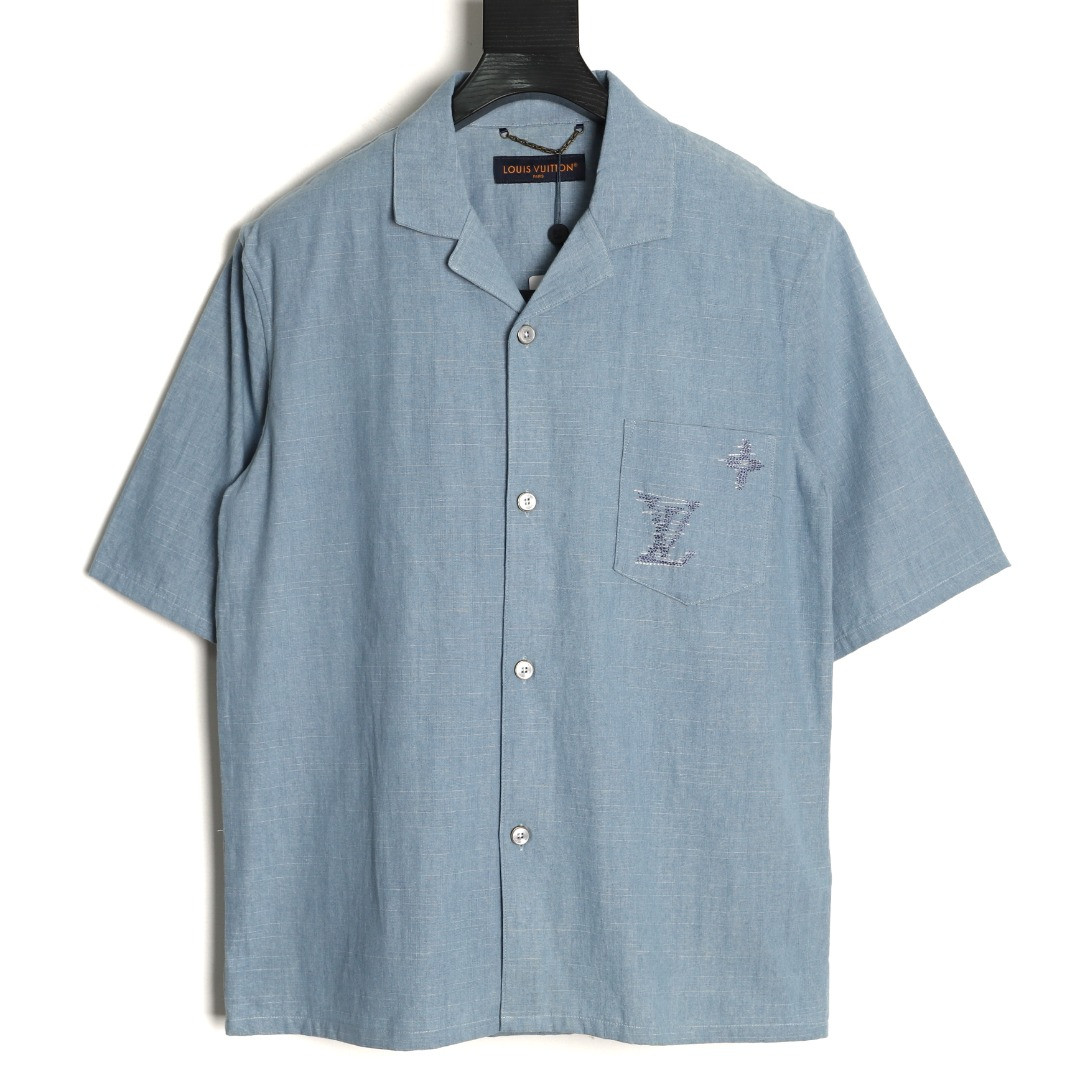 l0*is V*t0n lv short-sleeved shirts suit