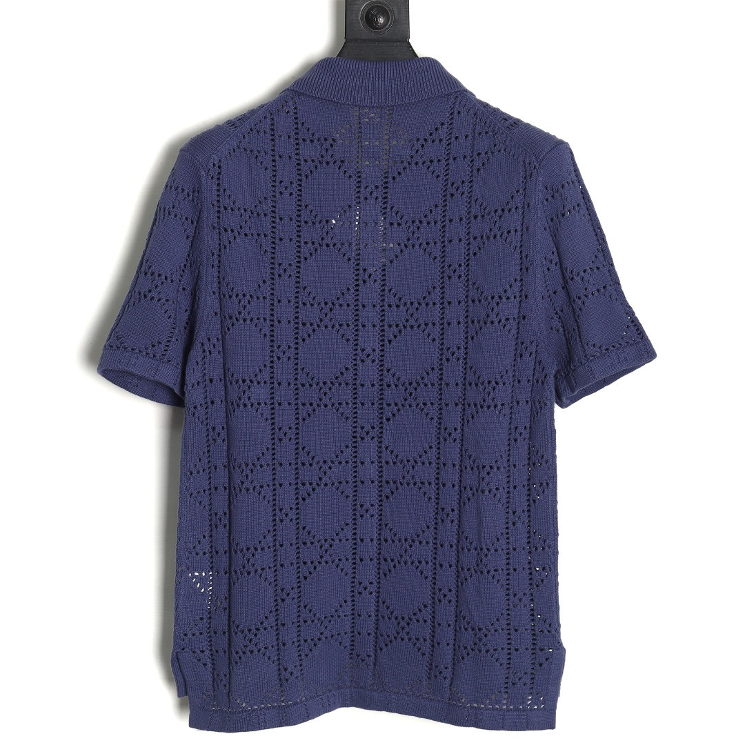 D*0r 24ss knitting Short-sleeved