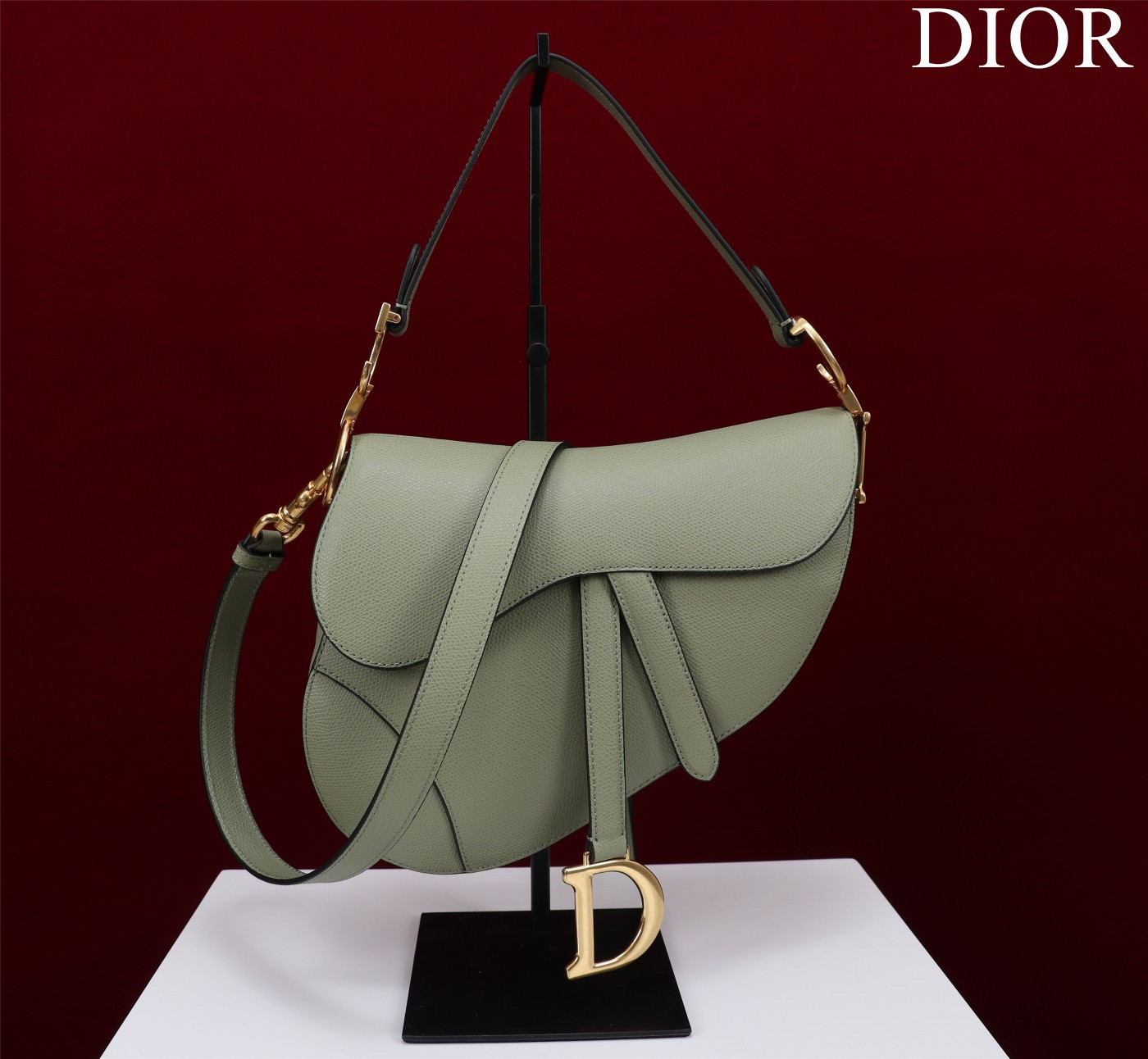 D*0r Saddle Bag Grained Calfskin 25.5x20x6.5cm