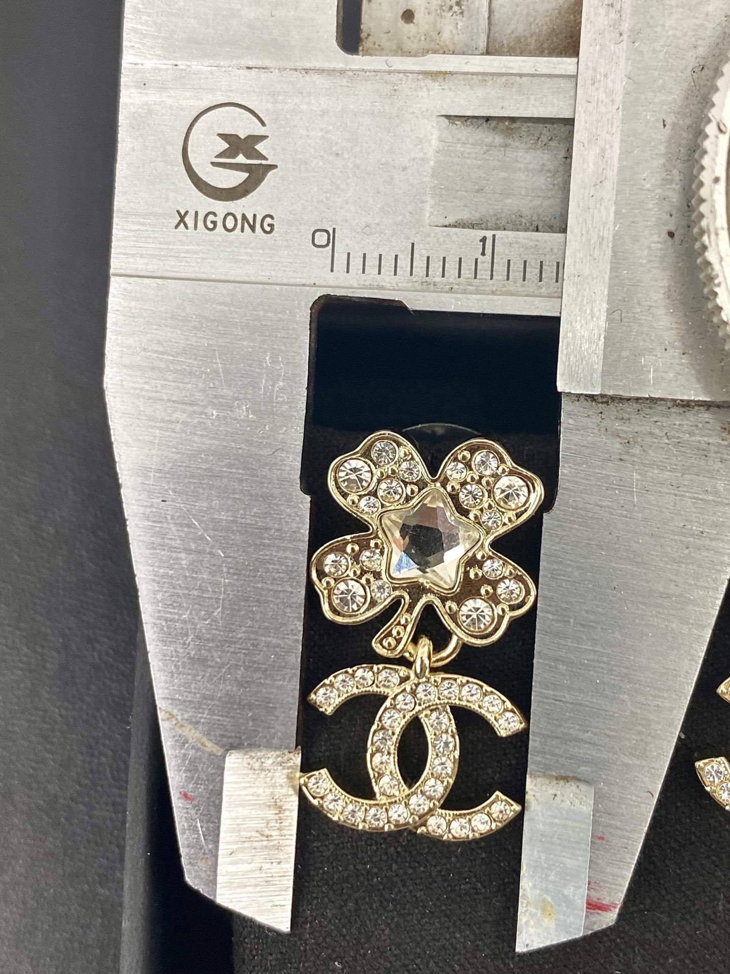 Ch*el earrings
