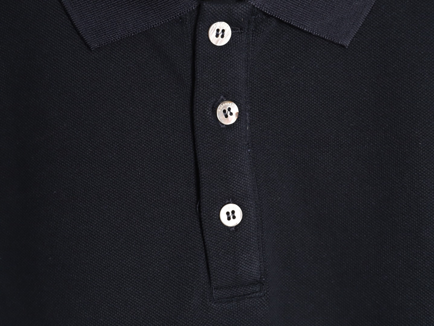 B**rry short-sleeved polo shirt dark blue