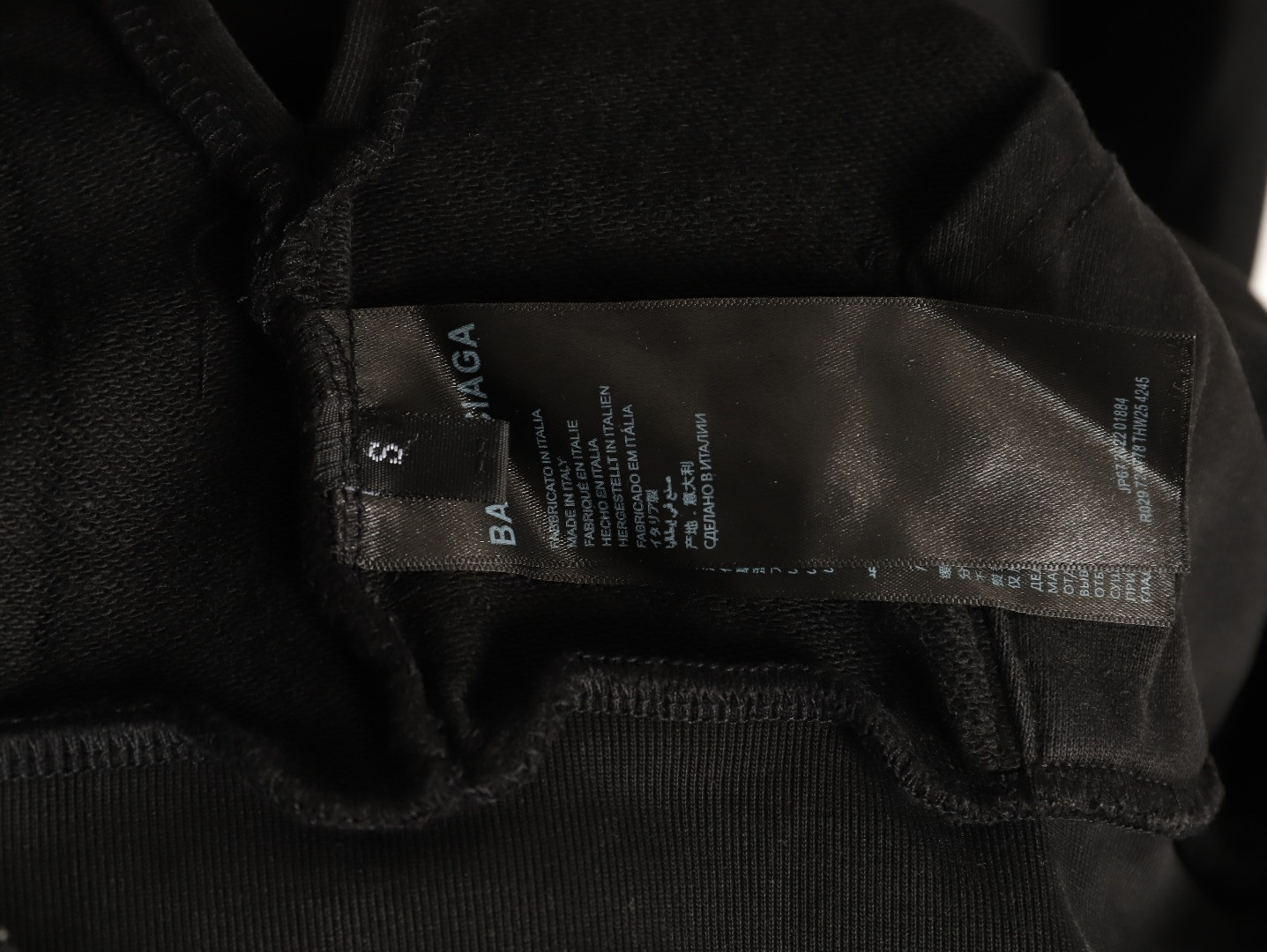 Ba*len*cia*ga blcg 26ss hoodies black