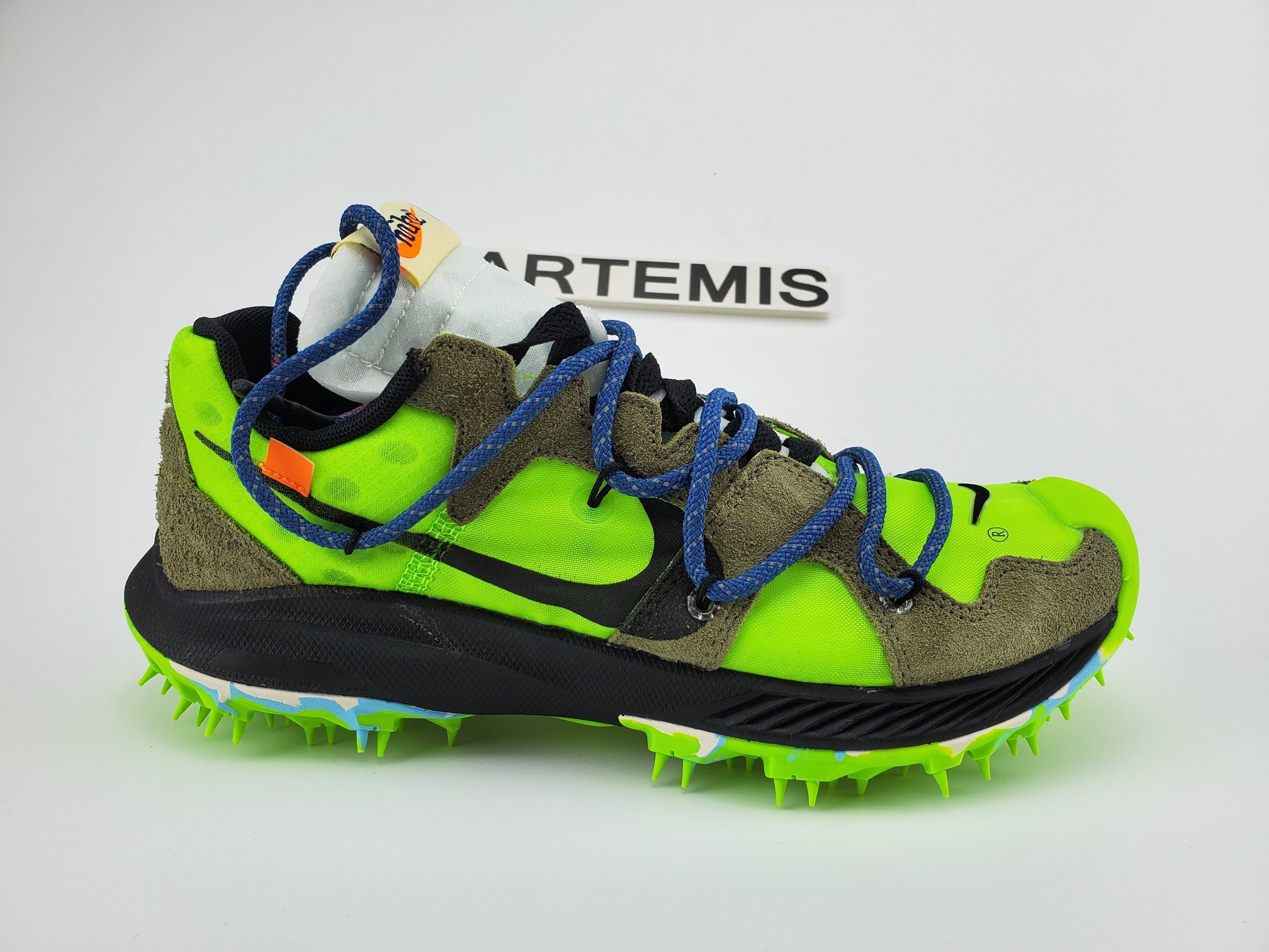 Nike Zoom Terra Kiger 5 OFF-WHITE Electric Green (W)