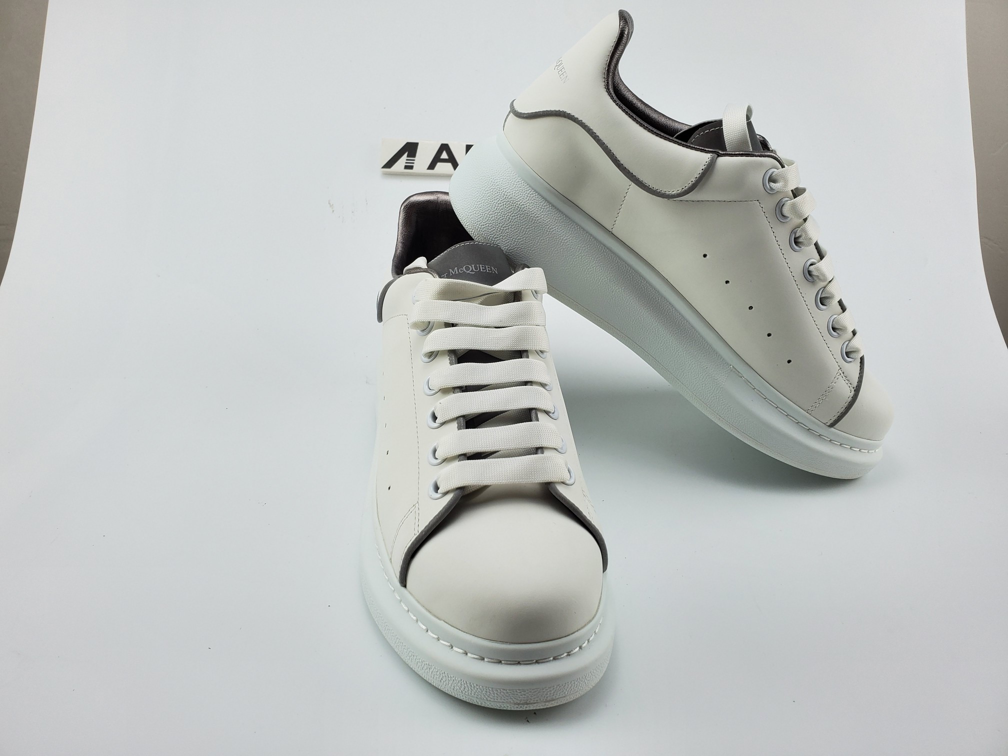 ale*d*r M*Q*en trainers long tongue 3m reflective