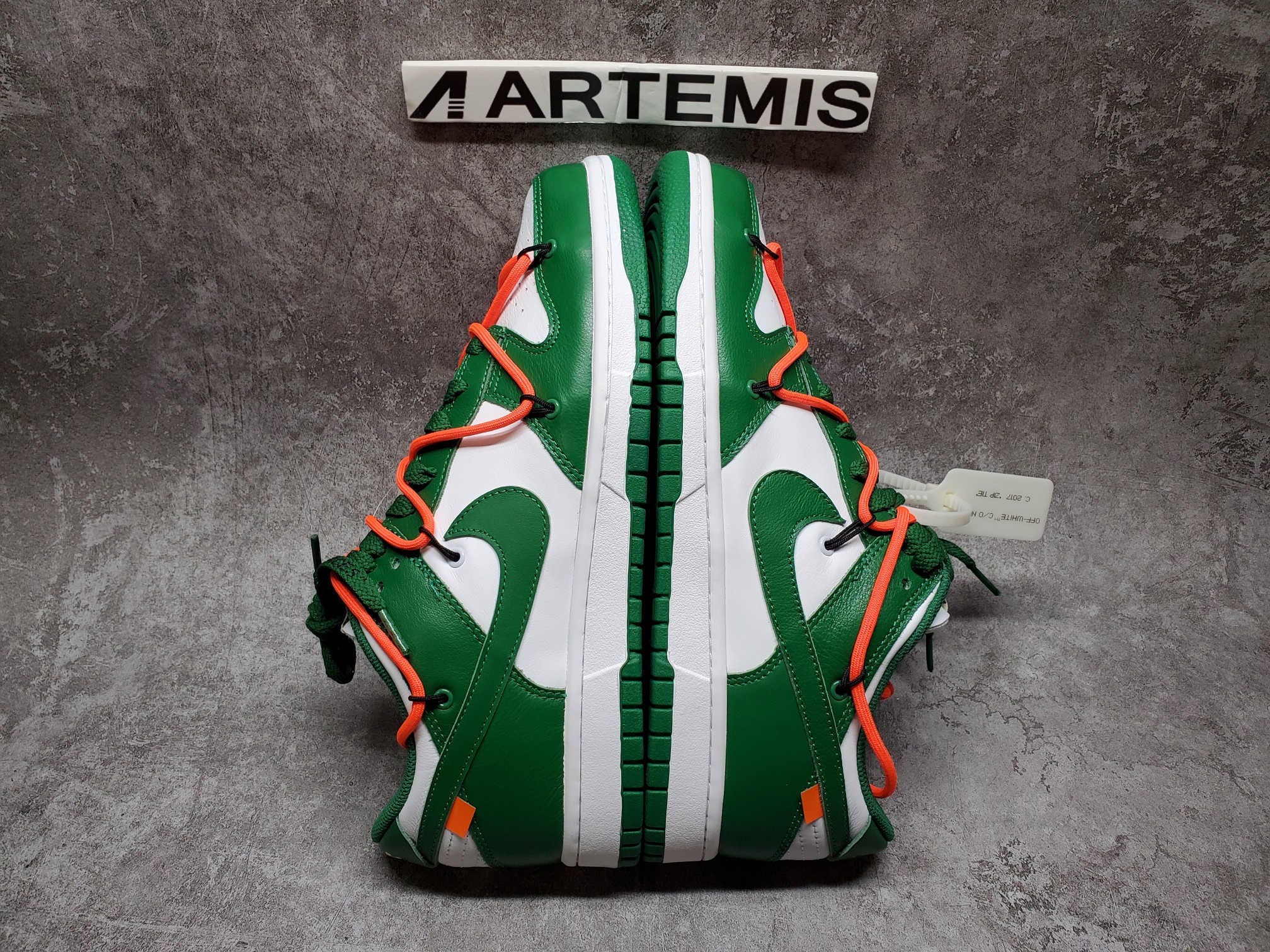 Nike Dunk Low Off -White "PINE GREEN"