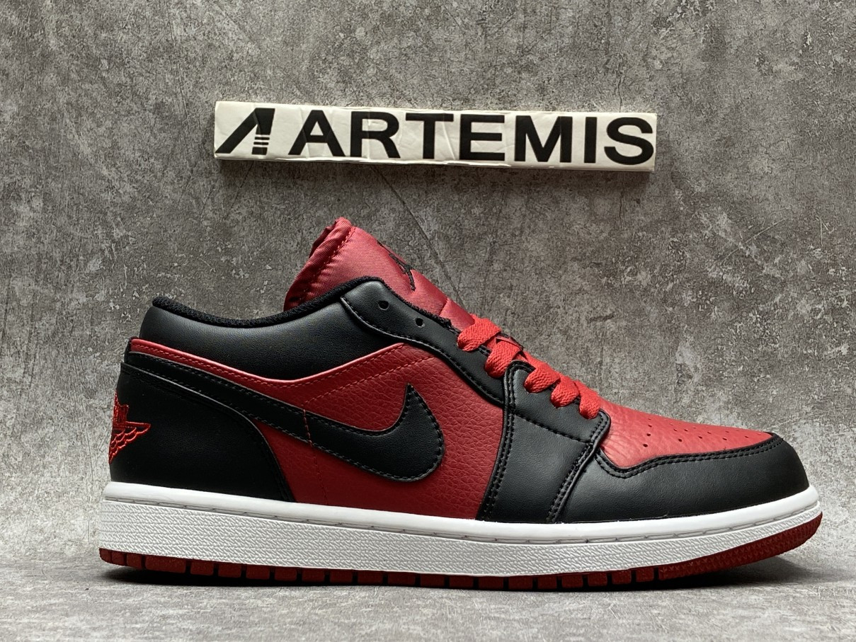 Air Jordan 1 Low Black Gym Red