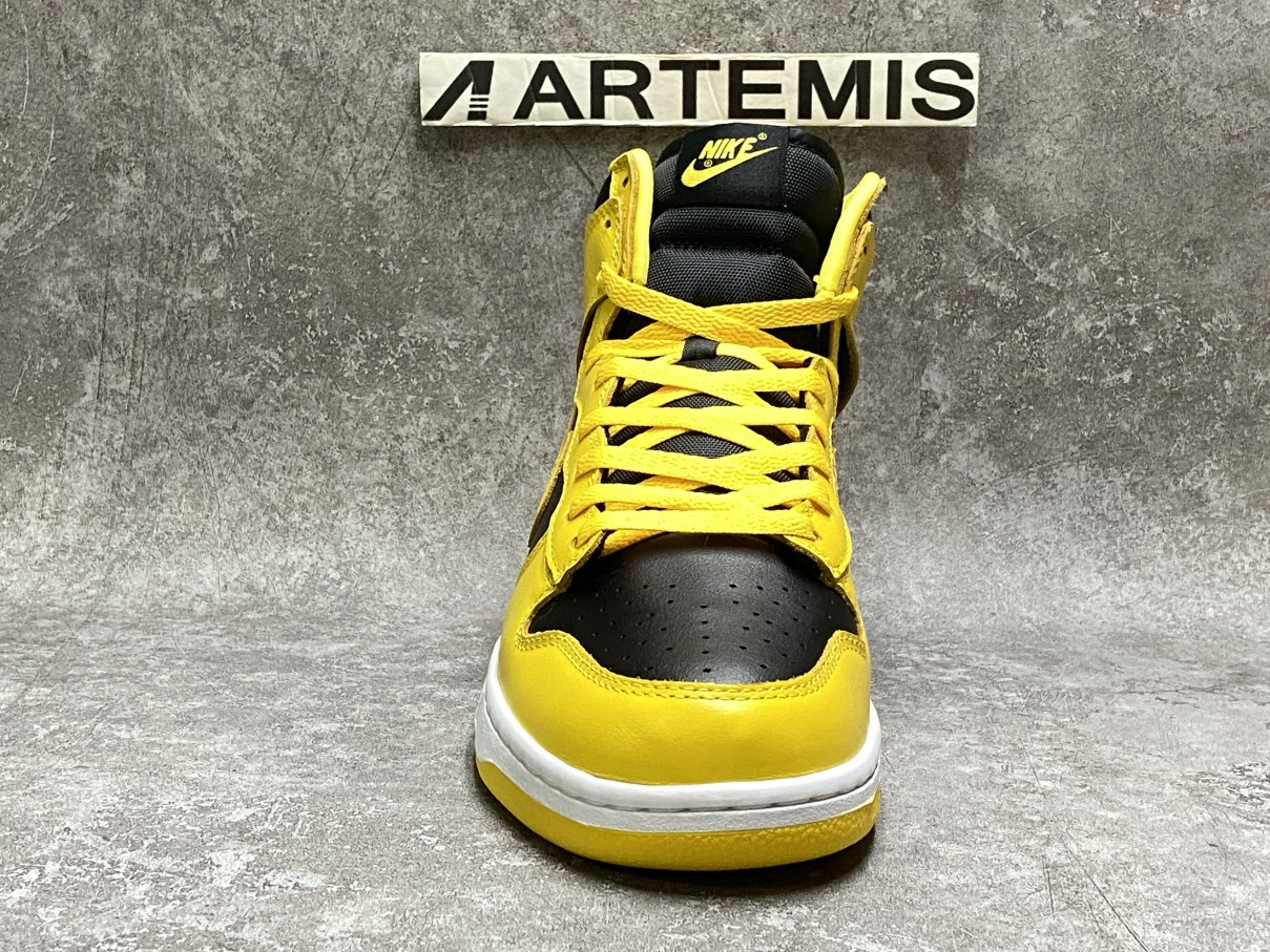 Nike Dunk High Black Yellow
