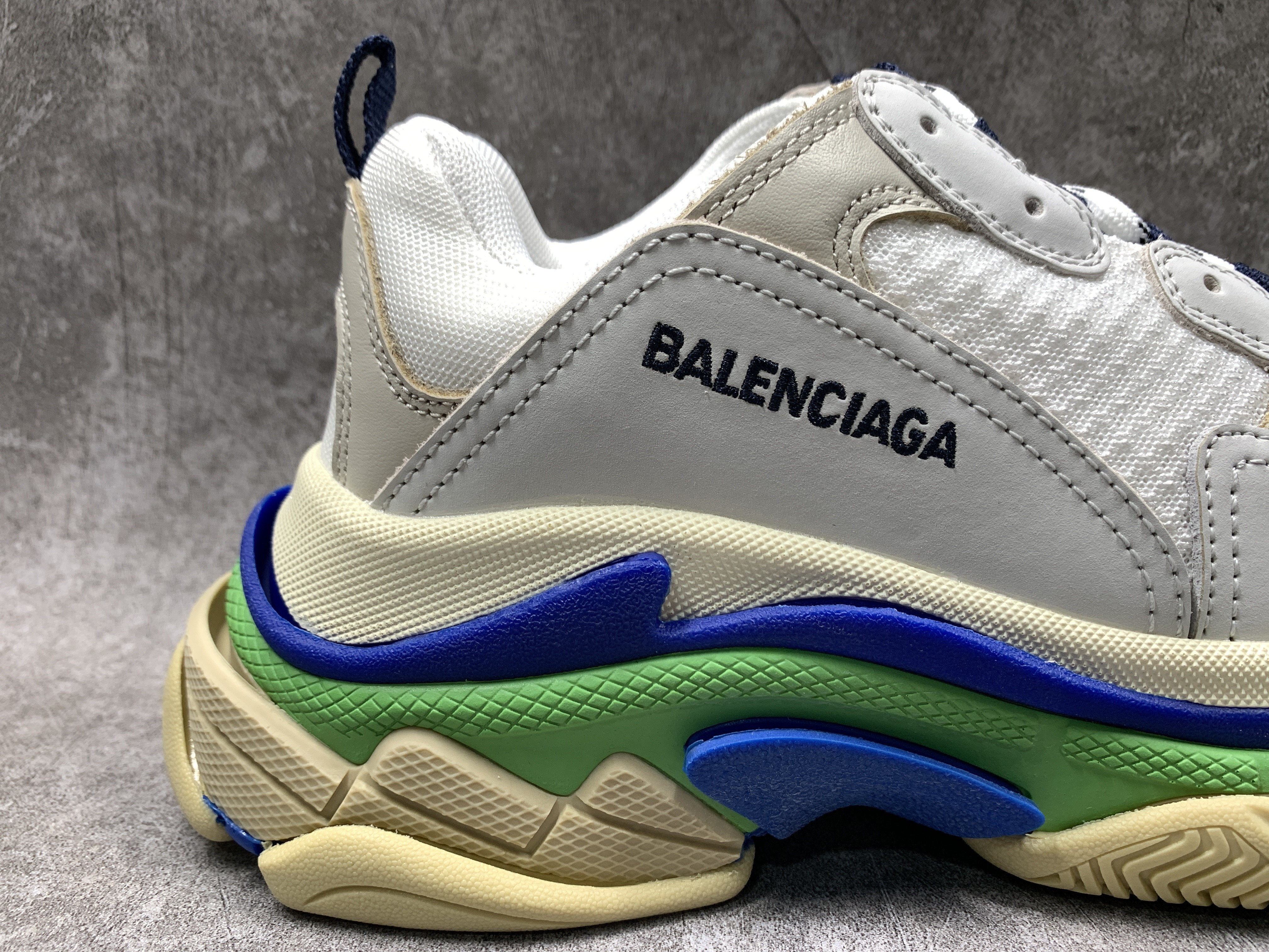 Balenciga Triple S Blue Green