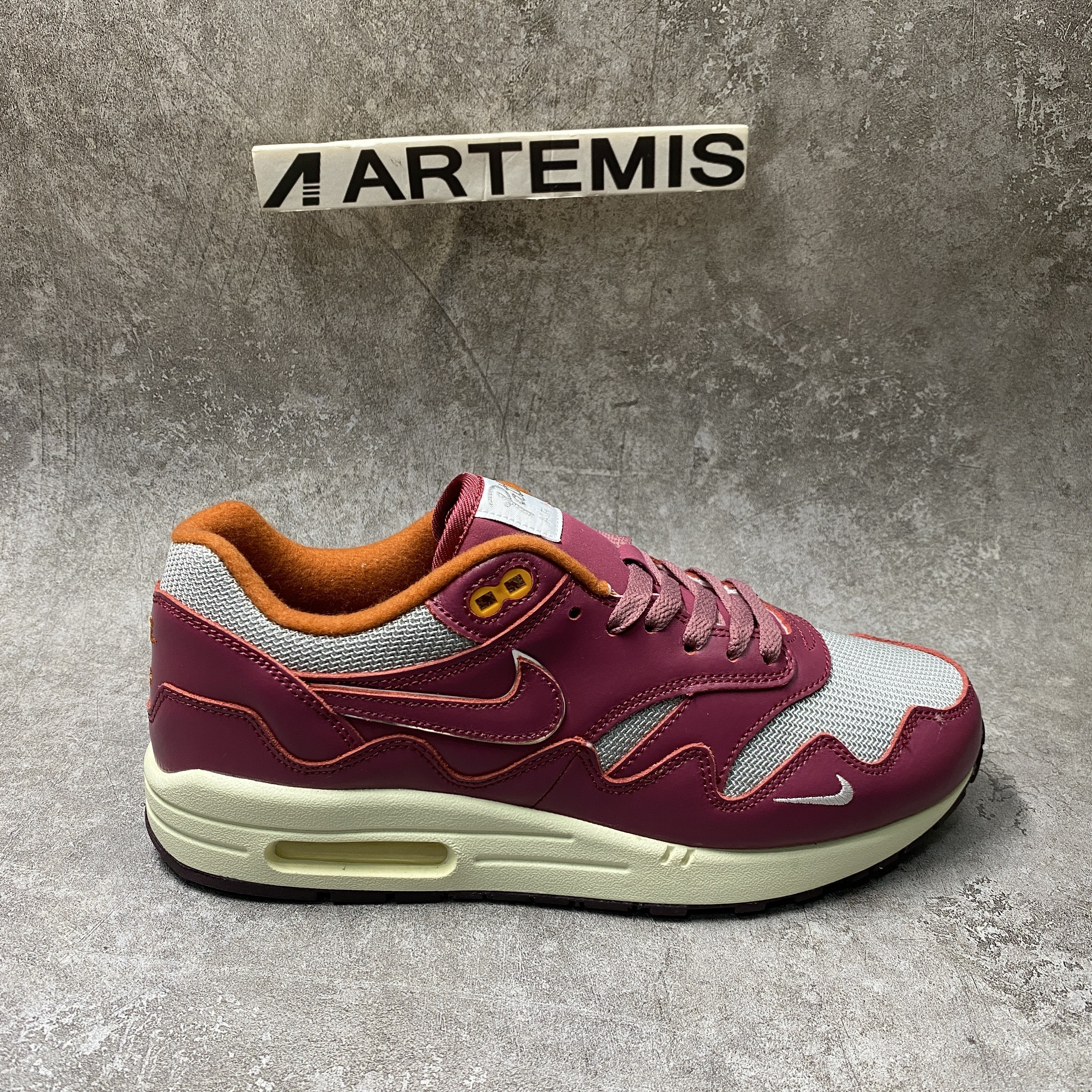 Nike Air Max 1 Patta Waves Rush Maroon