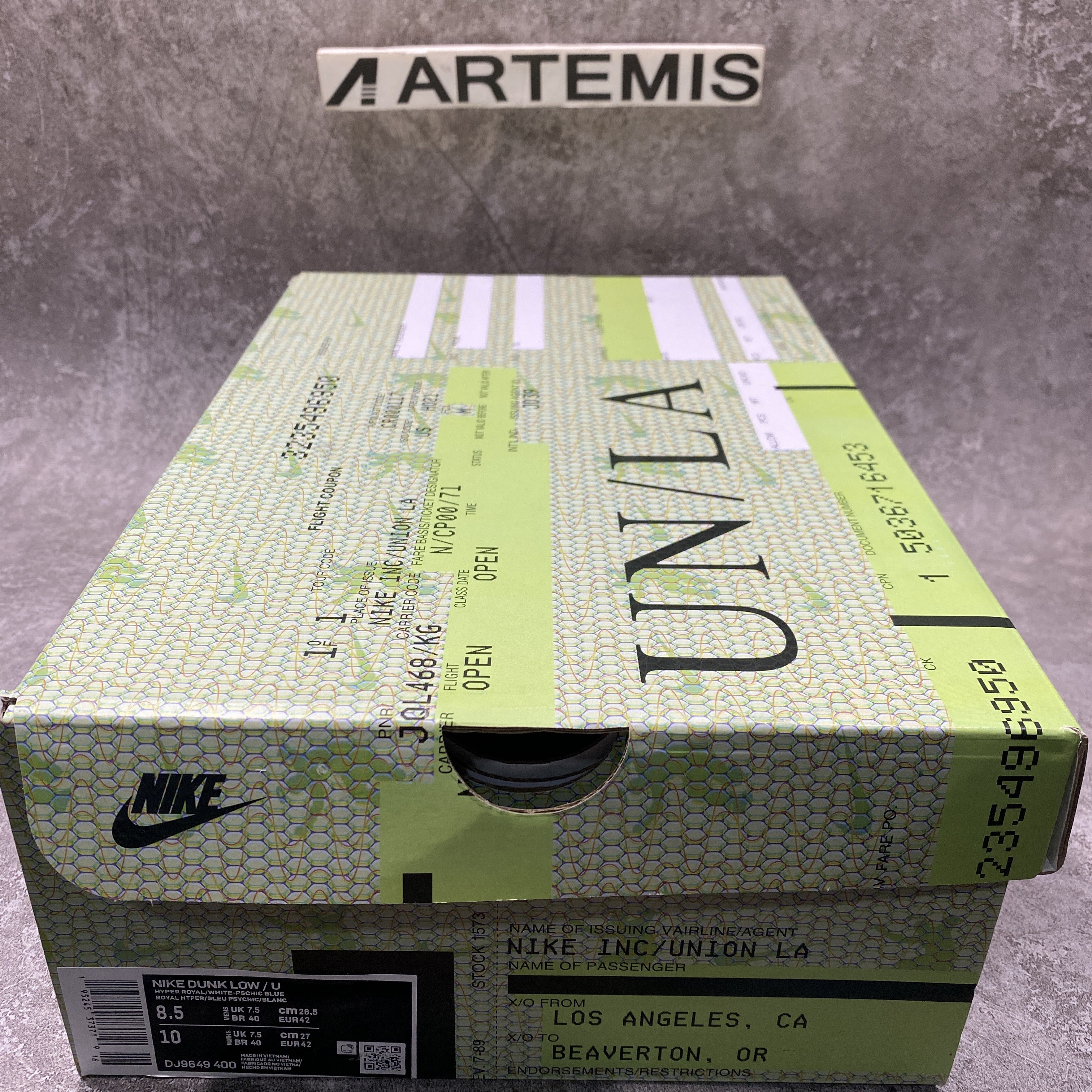 Nike Dunk Low X Union LA