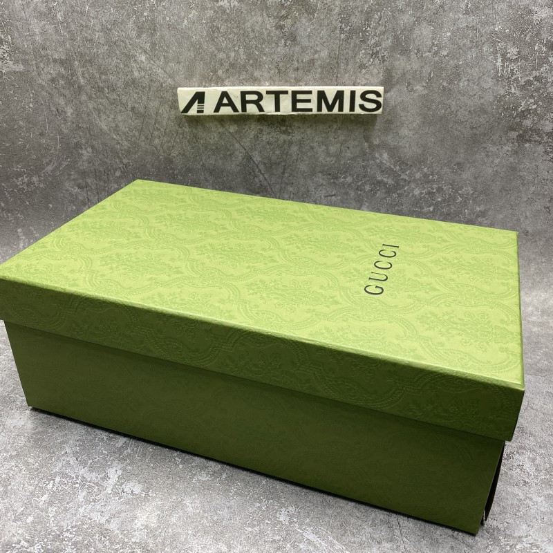 GC Screener Web Stripe GG-jacquard Leather Sneaker