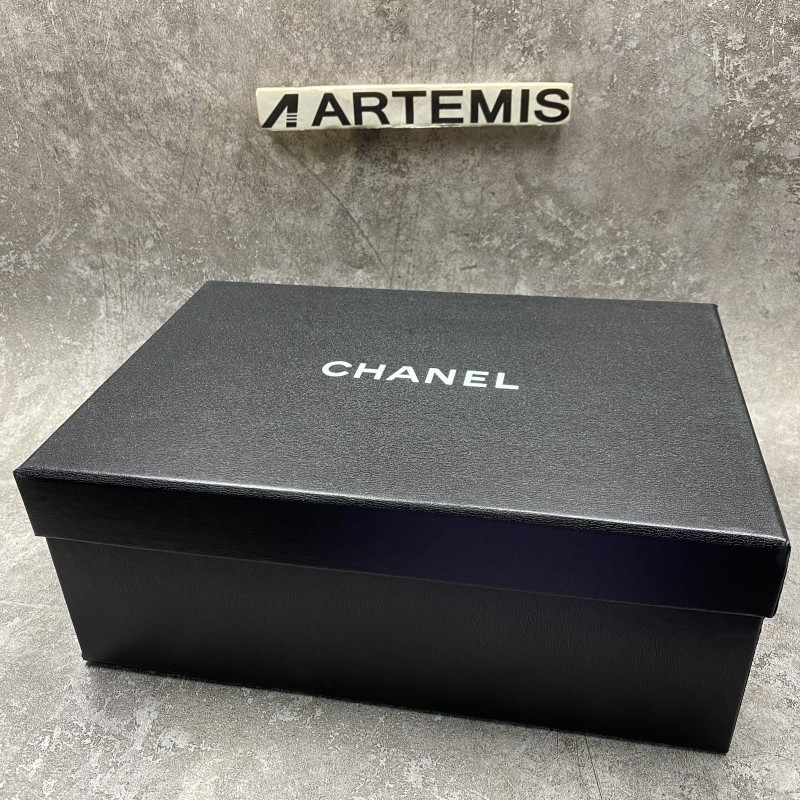 Ch*el pre-owned cloth trainers in green