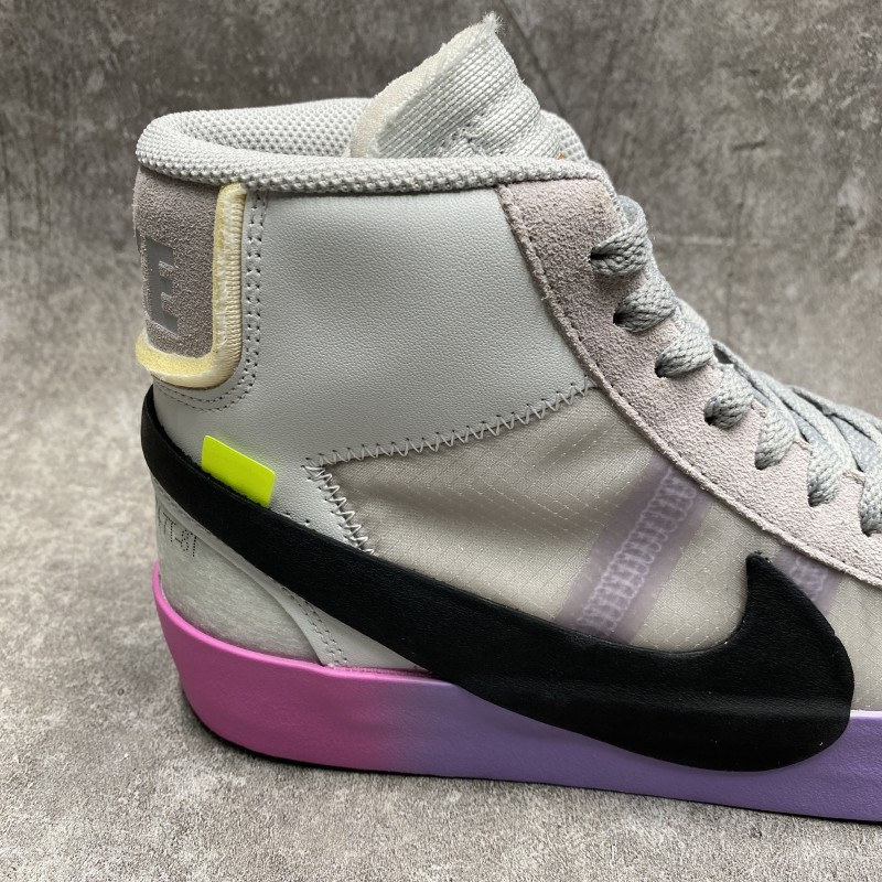 Nike Blazer Mid Off-White Wolf Grey Serena "Queen"