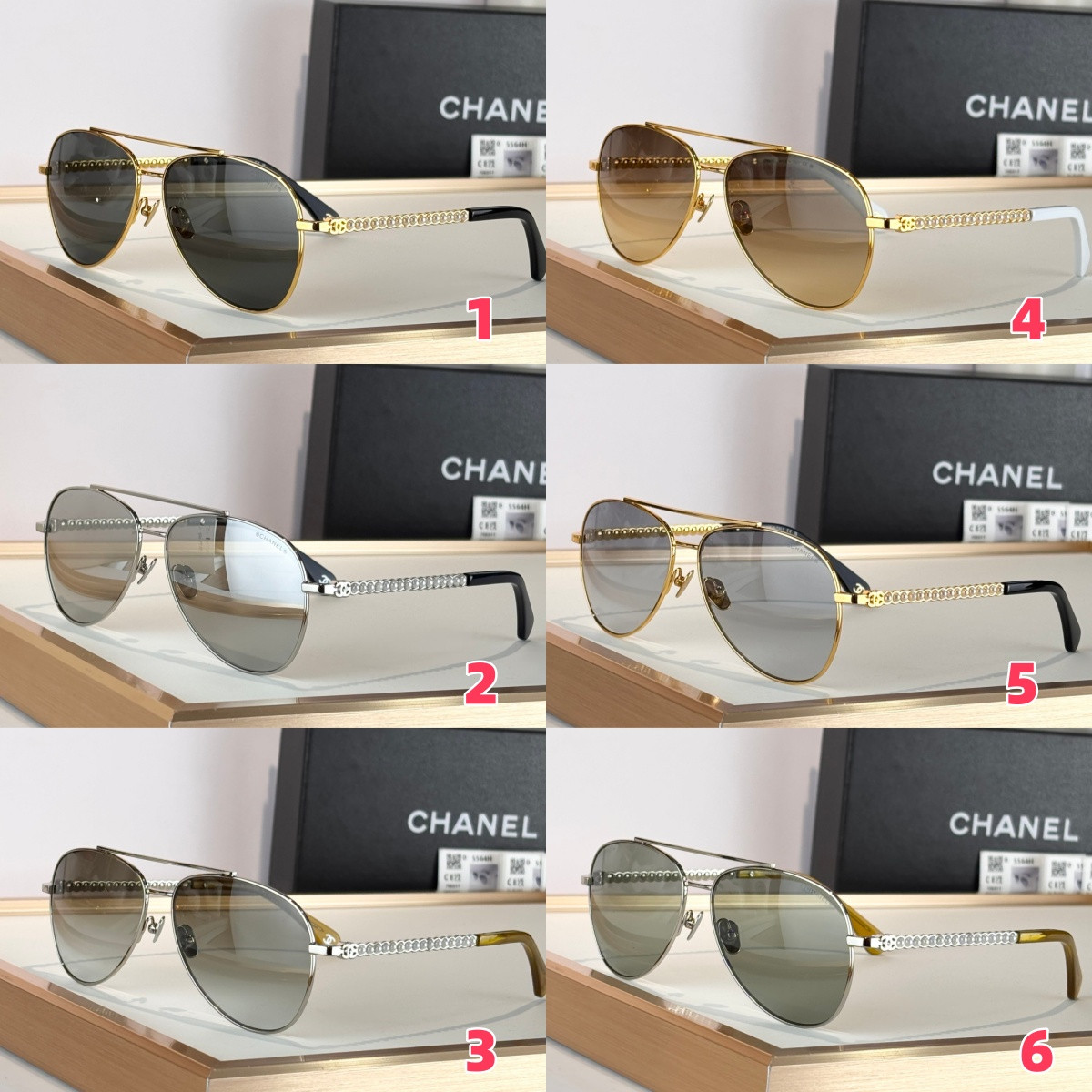 Ch*el glasses ch5564h 58-14-140