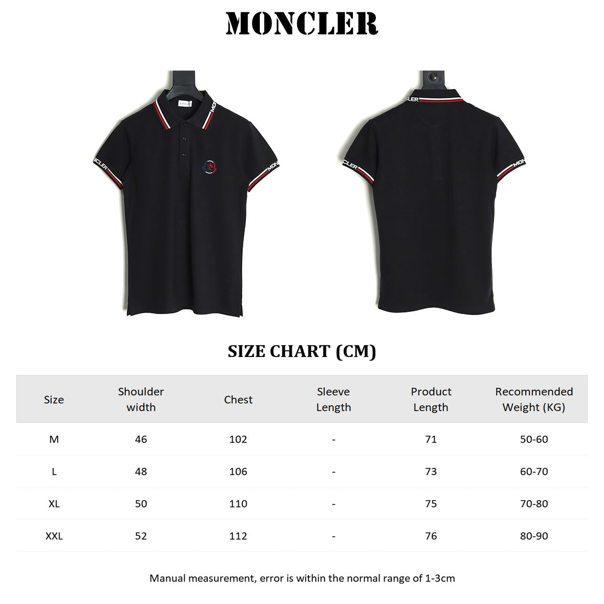 Moncler 25ss Short-sleeved Polo shirt