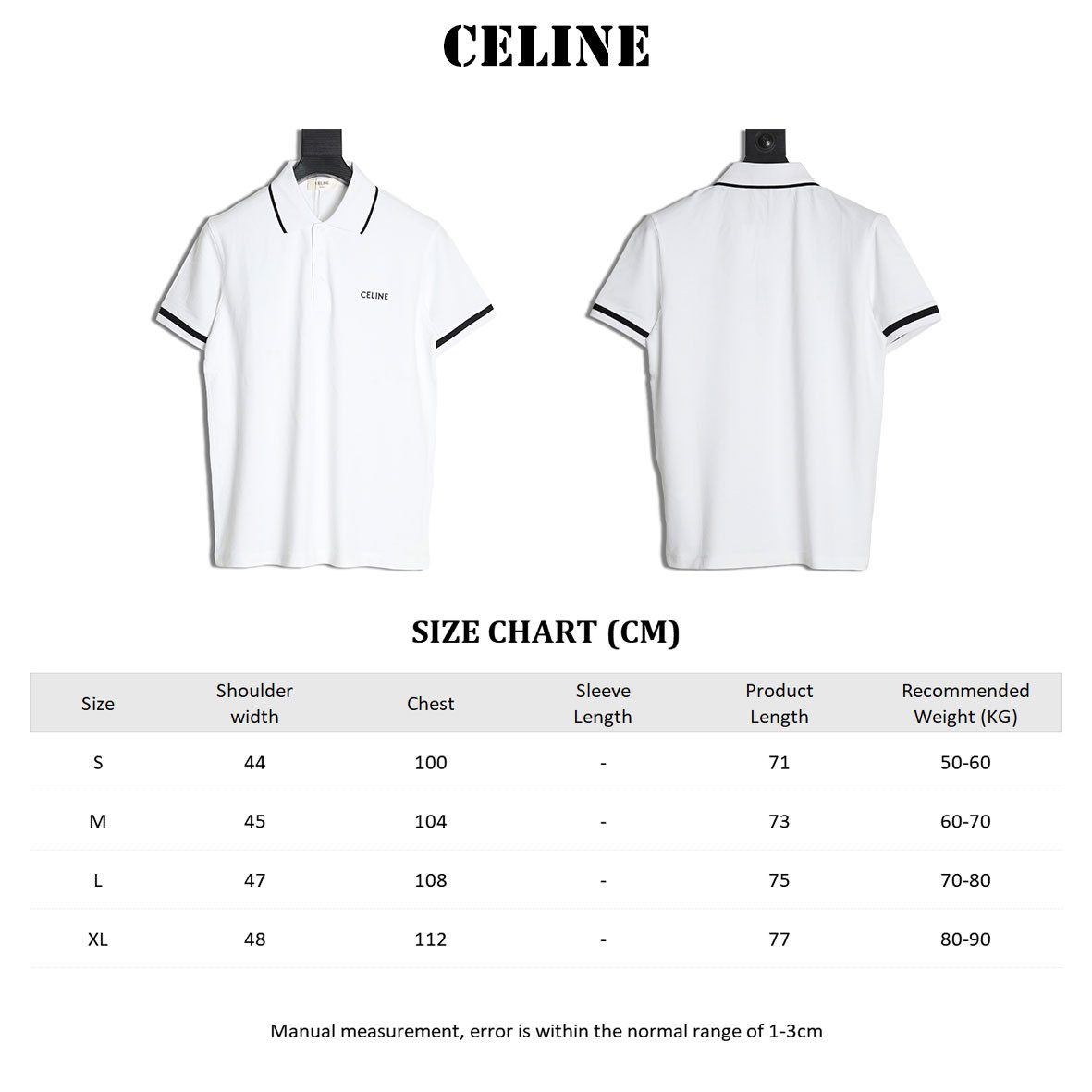 Ce**e short-sleeved polo shirt