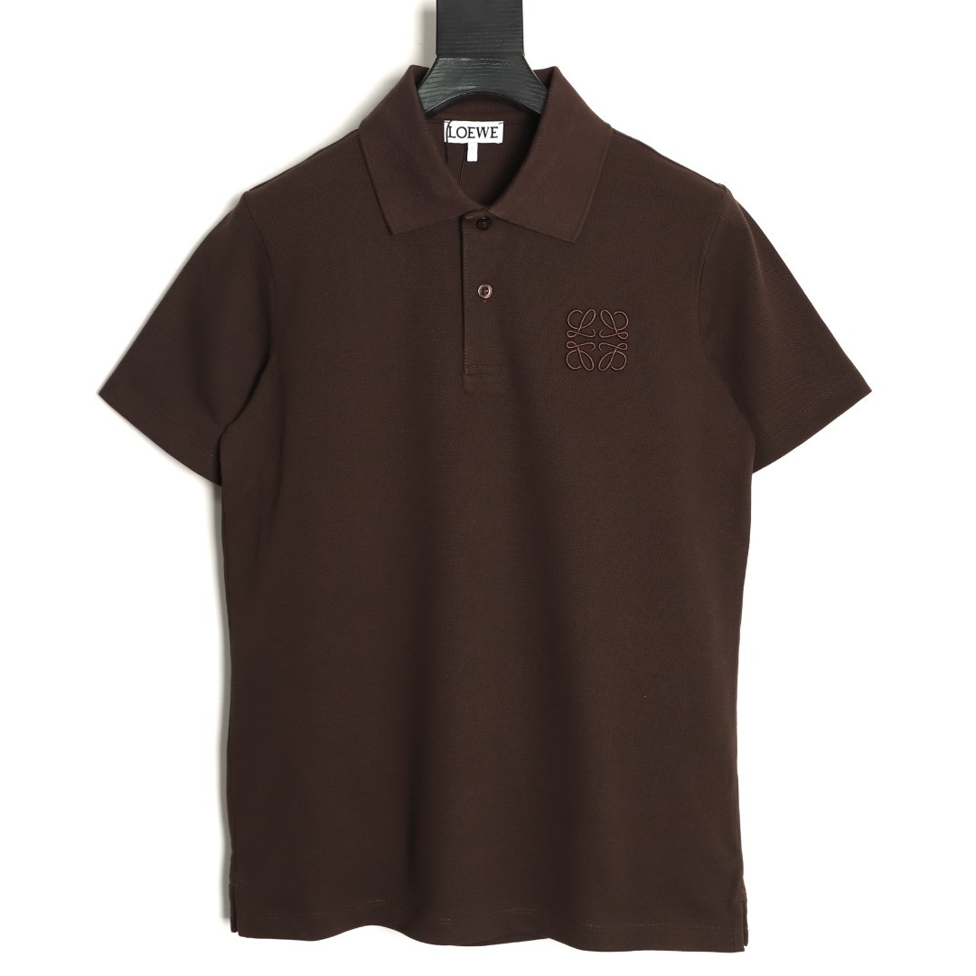 L0ew* short-sleeved polo shirt