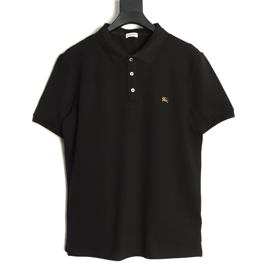 B**rry short-sleeved polo shirt black