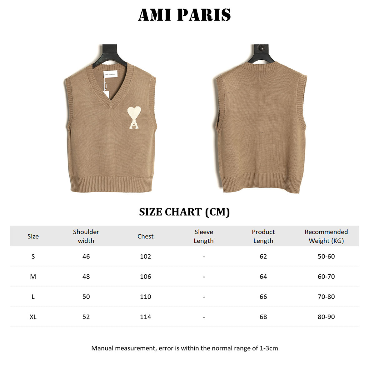 AMI PARIS Knitting Vest