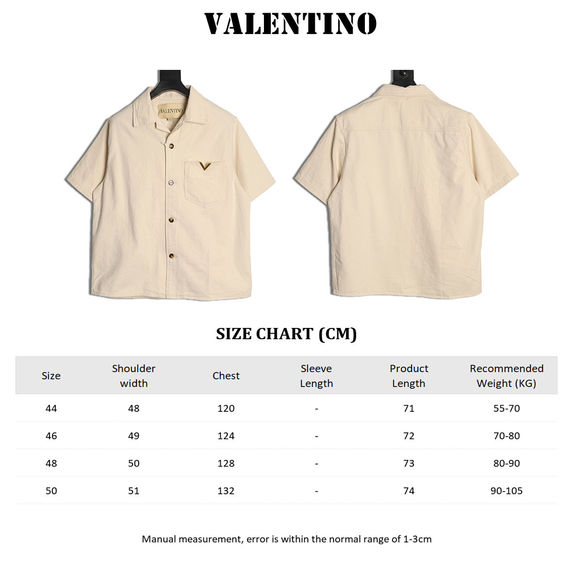 Va1e*ntin0 short-sleeved shirts