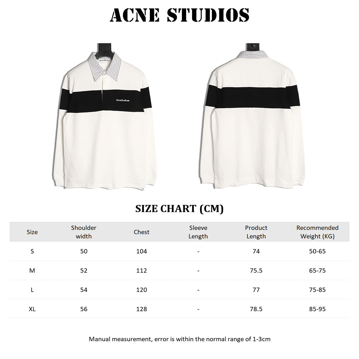 ACNE STUDIOS Long-sleeved Polo Shirt
