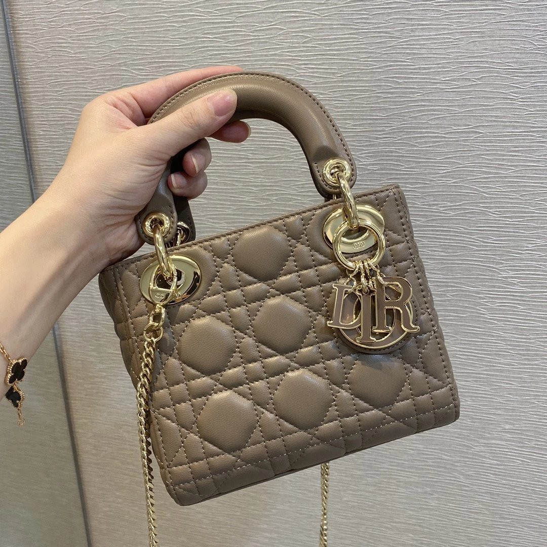 MINI LADY D*0r D*0rAMOUR BAG 6.5 x 6 x 3 inches