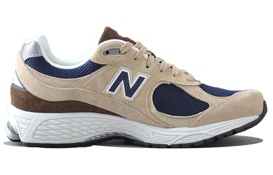 New Balance 2002R Beige Navy Blue