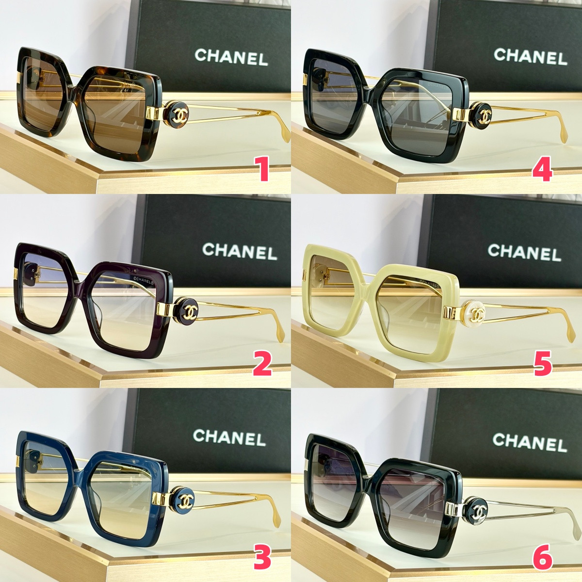 Ch*el glasses ch5512-h 56-18-145