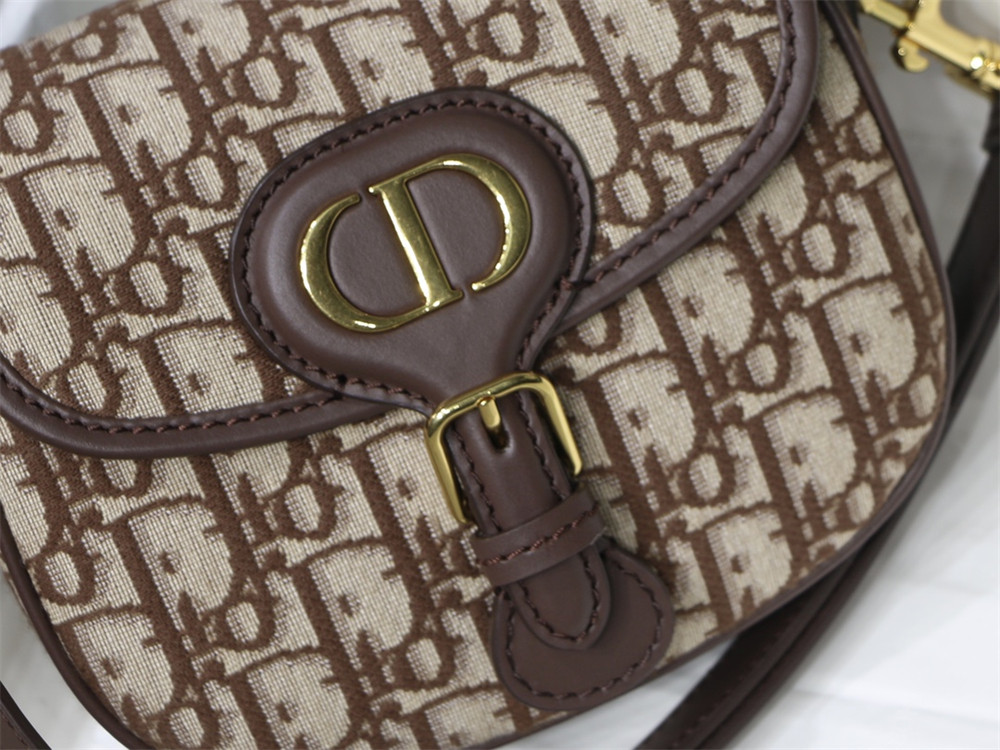 MEDIUM D*0r BOBBY BAG brown D*0r Oblique Jacquard