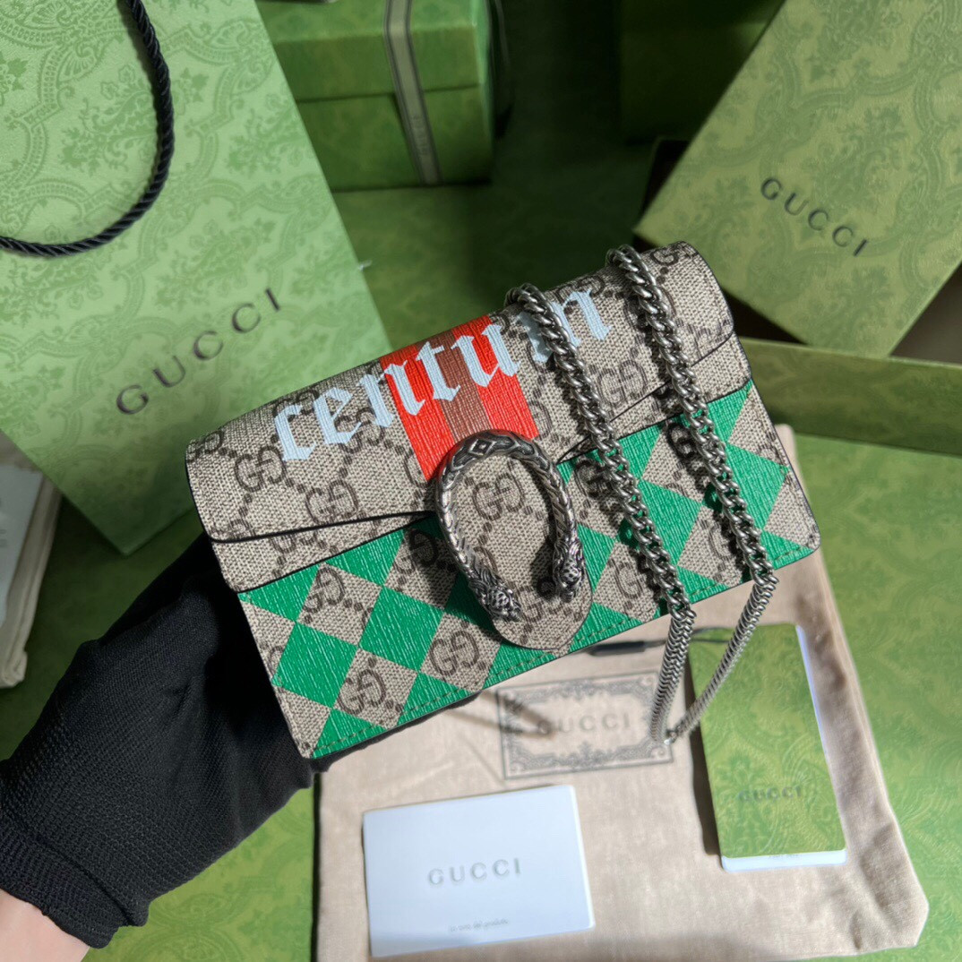 G*u*i DIONYSUS GG S*p*e S*pER MINI BAG 6.5"Wx3.9"Hx1.6"D