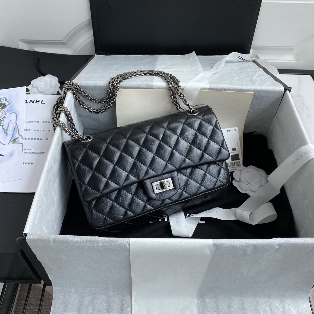 Ch*el 2.55 HANDBAG 6.2 × 9.4 × 2.9 in